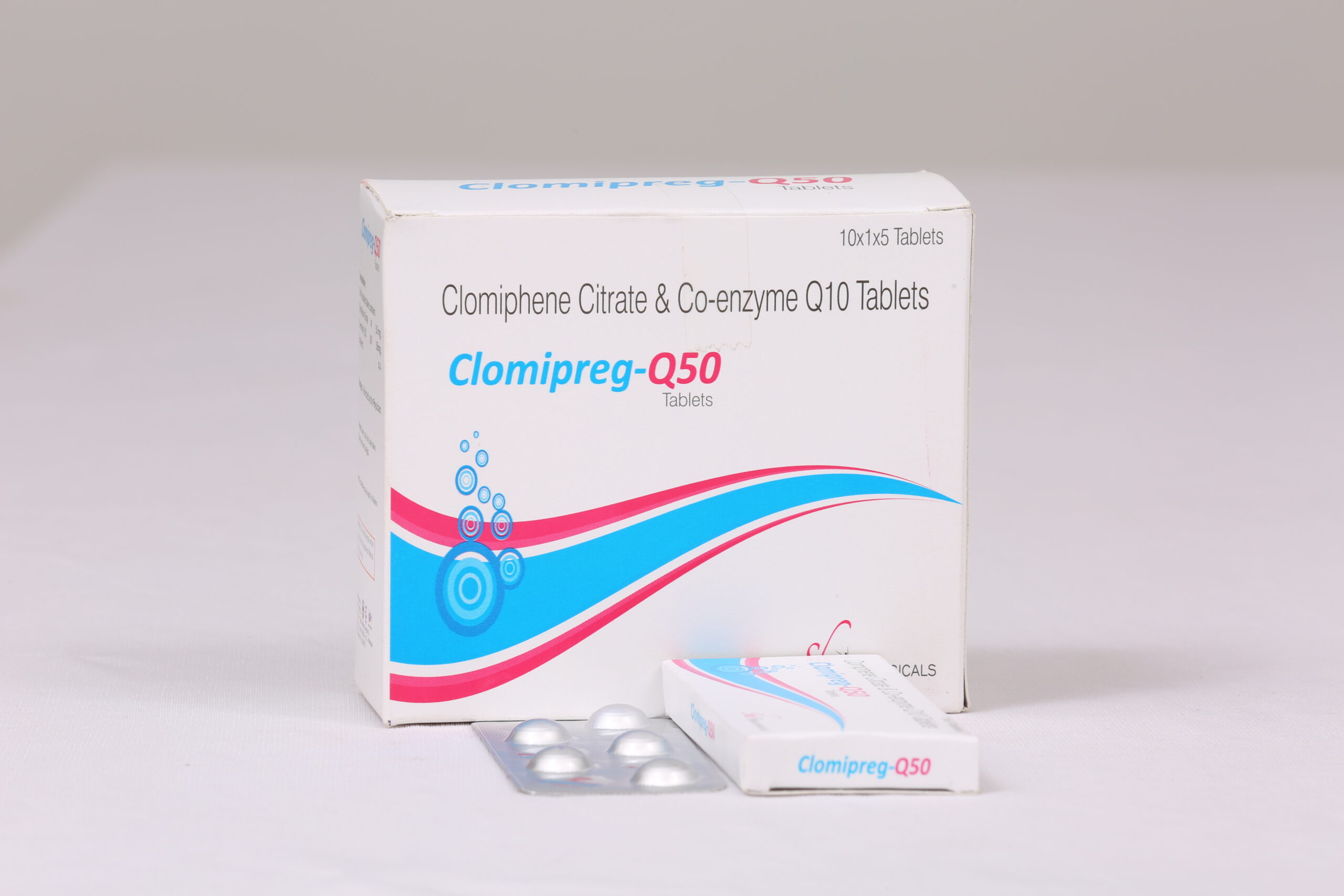 CLOMIPREG-Q50 (Clomiphene Citrate 50mg Co-enzyme Q10 50mg)