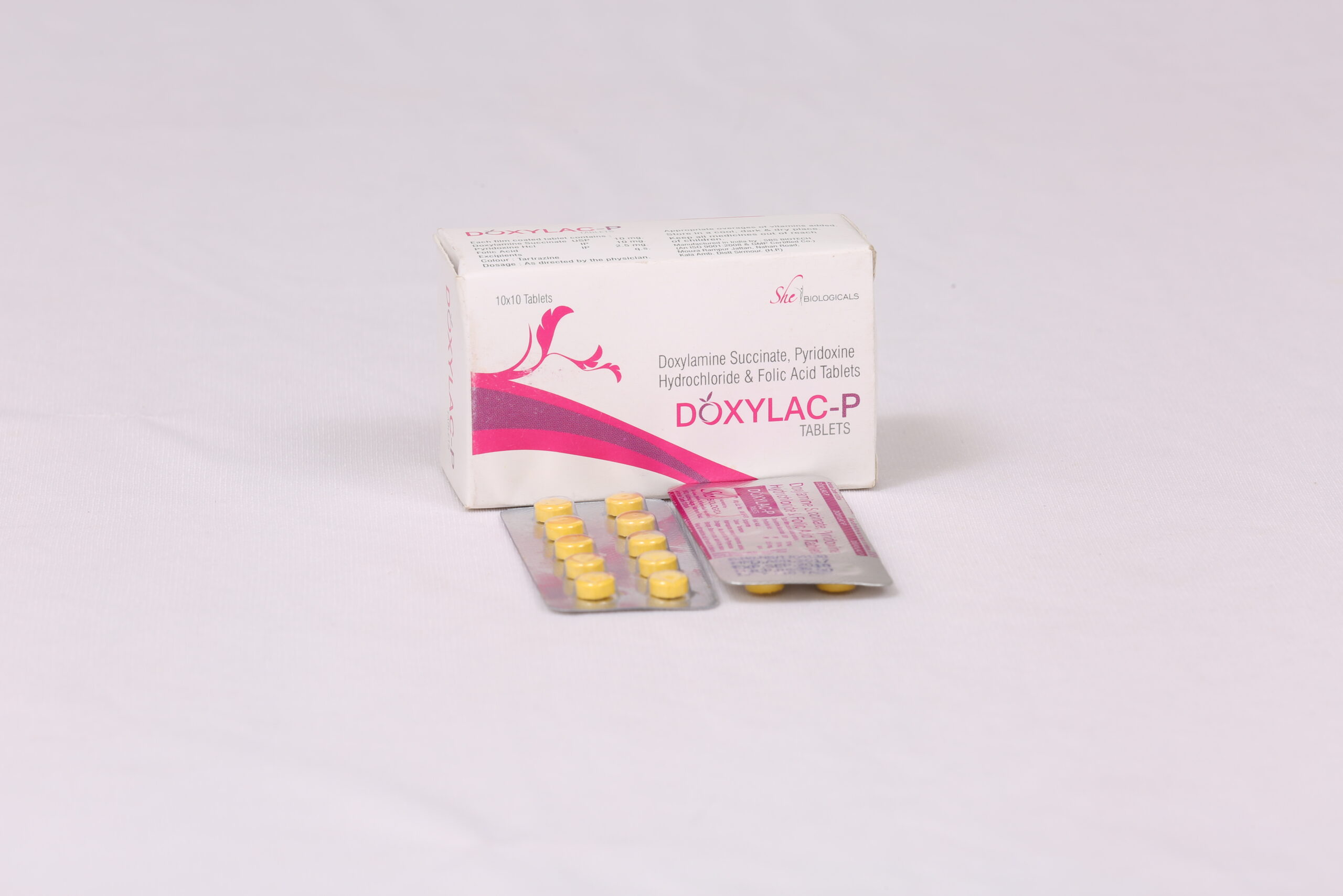 DOXYLAC-P (Doxylamine Succinate Pyridoxine HCL Folic Acid)