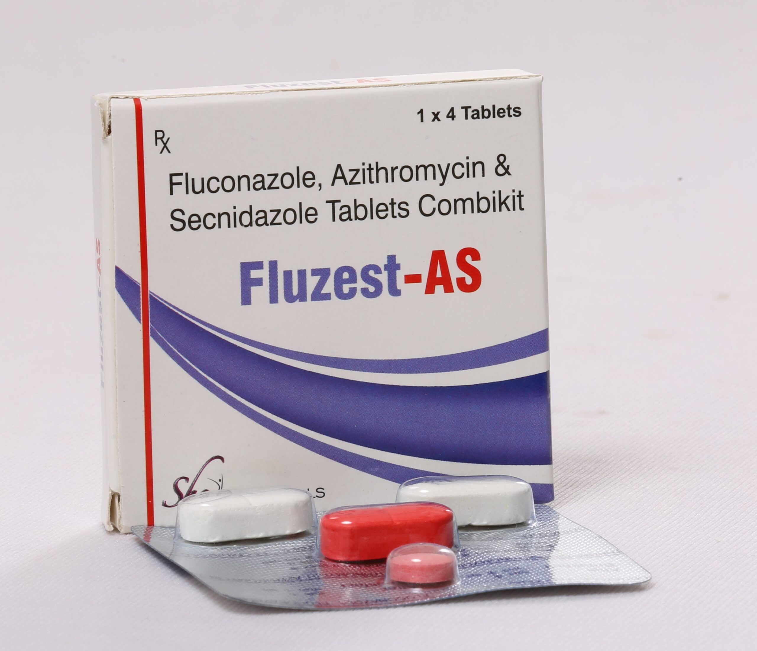FLUZEST-AS KIT (Azithromycin 1gm Fluconazole 150mg Secnidazole 1gm)
