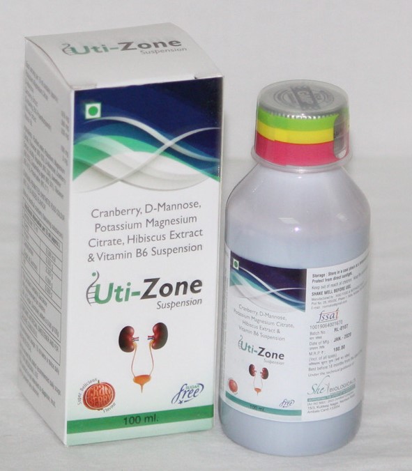 UTI-ZONE SUSP. (Cranberry D-Mannose Potassium Magnesium Citrate)