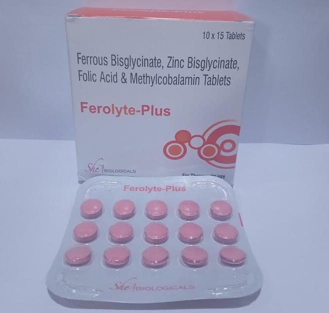FEROLYTE-PLUS (Ferrous Ascorbate Zinc Bisglycinate Methylcobalamin)