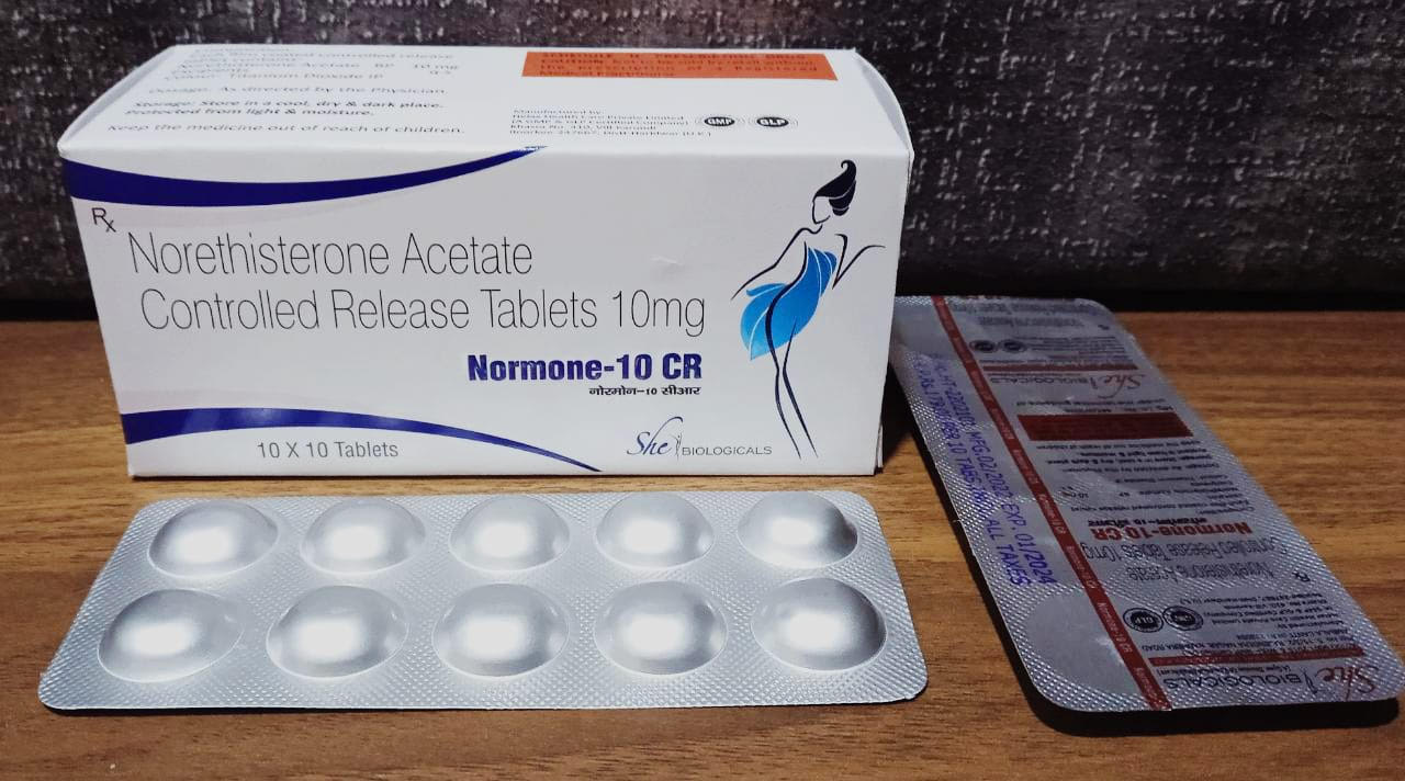 NORMONE- 10CR (Norethisterone Acetate BP 10mg)